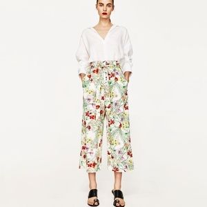 Zara flower pants